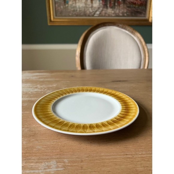 Vintage 60s Mid Century Modern Franciscan Discovery Collection Salad Plate Topaz - Picture 2 of 4